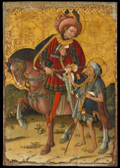 Saint Martin Sharing His Cloak by Blasco de Granen